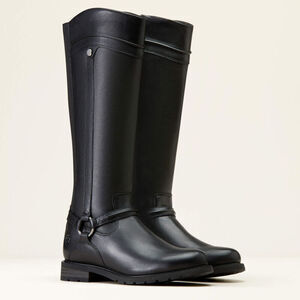 NEW Ariat Women's 5.5 Scarlet H2O Riding Boots Tall Black Leather Waterproof